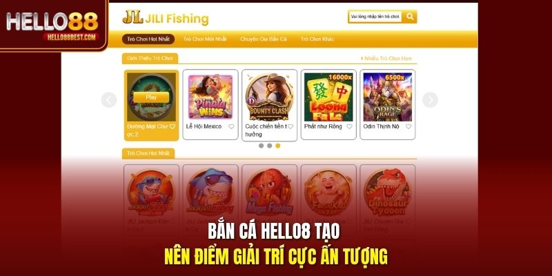 Bắn cá Hello8 tạo nên điểm giải trí cực ấn tượng