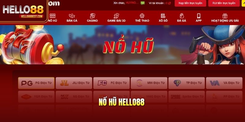 Nổ hũ Hello88 với quỹ thưởng tích lũy khổng lồ